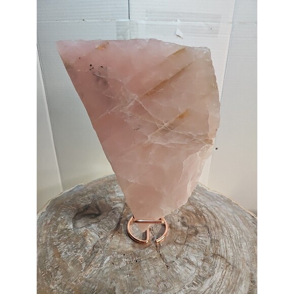 Artisan Other - 5.72LB Natural Rose Quartz Crystal Pink Crystal Stone slices Healing